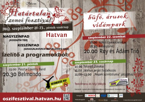 Határtalan Zenei Fesztivál 2012 Hatvan  - Határtalan Zenei Fesztivál